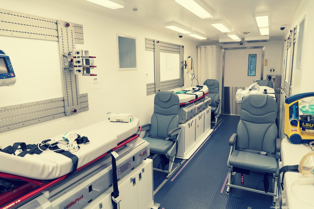 Knight Aerospace medical modules show great promise for U.S. and allies. Here is the interior of an aeromedical module ready and fully outfitted.