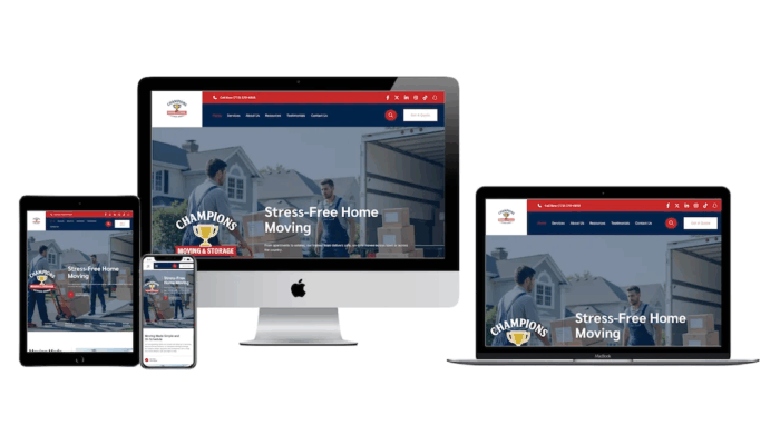 BlakSheep Creative Launches New Website for Champions Moving & Storage, Showcasing Veteran-Owned Precision and Integrity