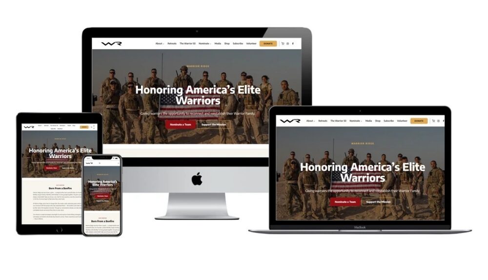 Veteran Nonprofit Warrior Ridge Relaunches Website to Reconnect More of America's Elite Warriors